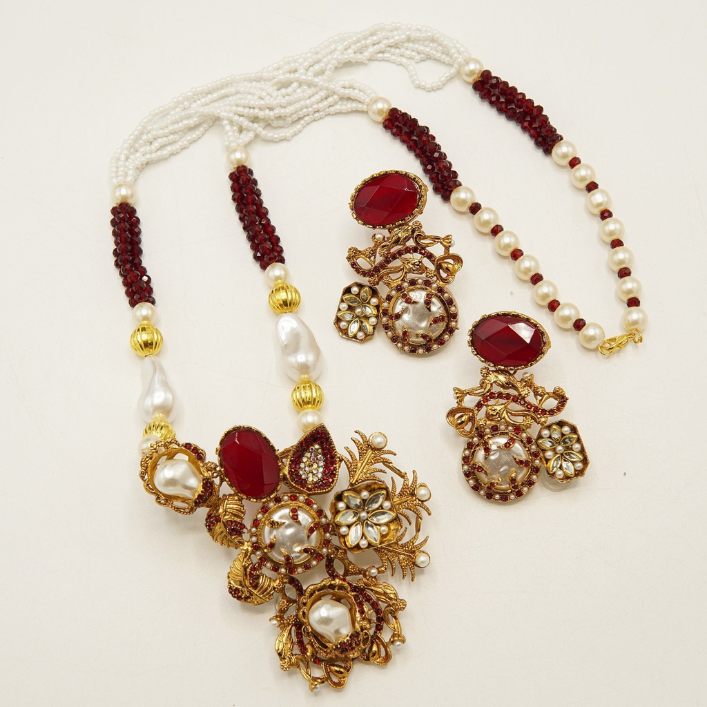 nawabi turkish MOP long mala set