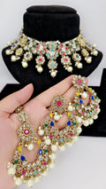 polki mehndi set