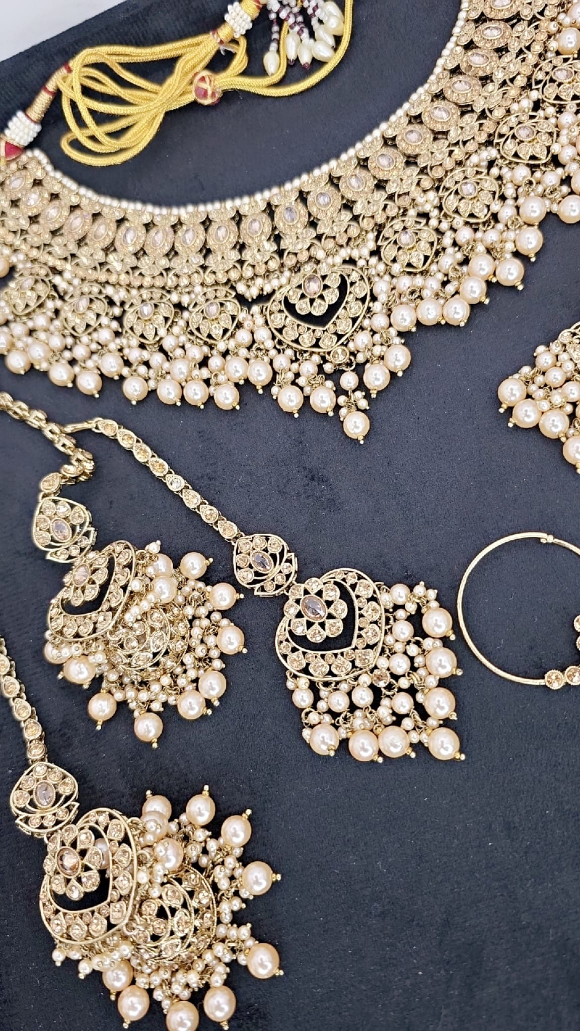 Champagne bridal set
