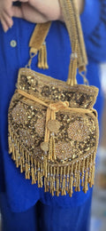 copper moti potli bag