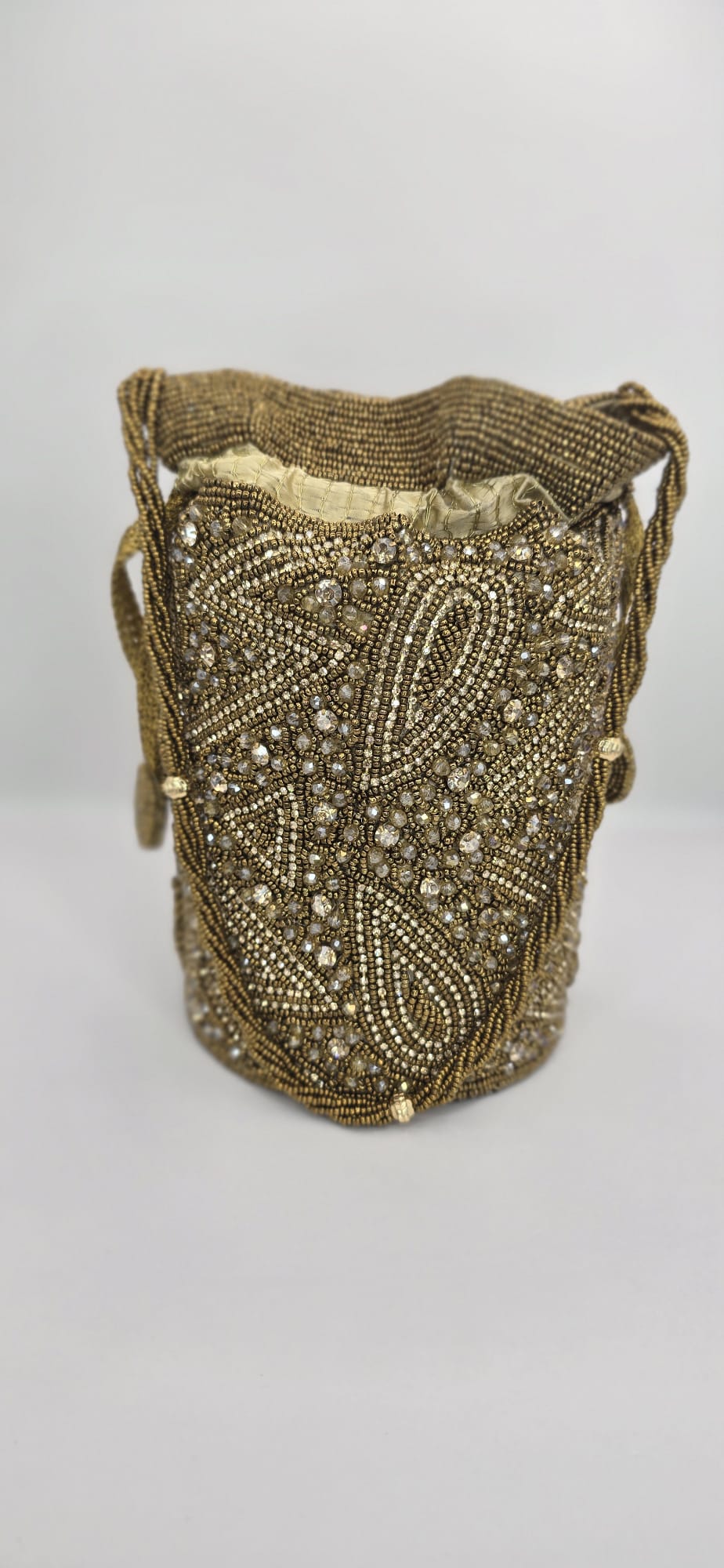 bronze potli bag
