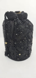 black potli bag