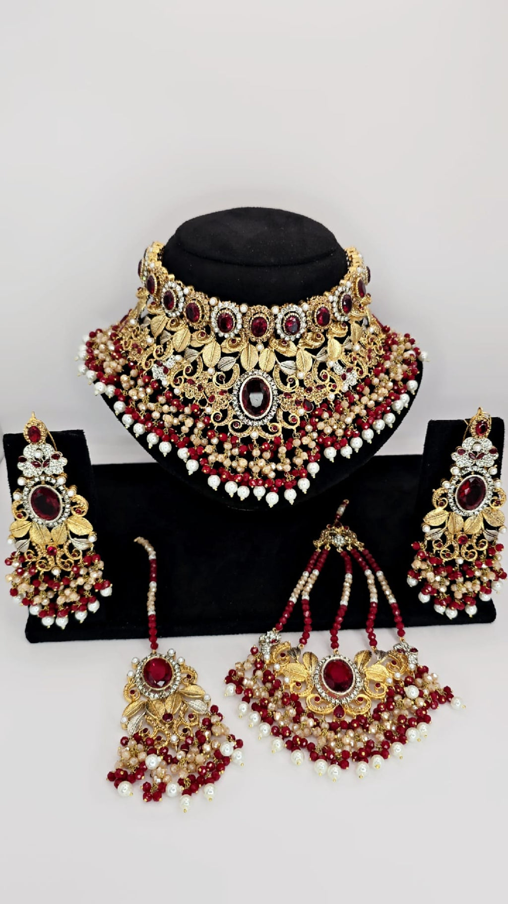 Red turkish bridal set