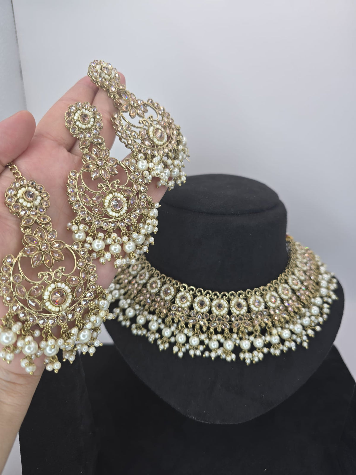 perfect polki nikkah set