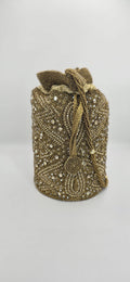 bronze potli bag