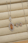 classy sparkle locket set