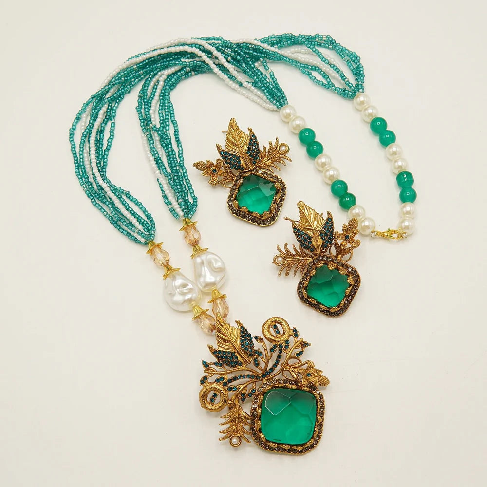statement big stone turkish mala set