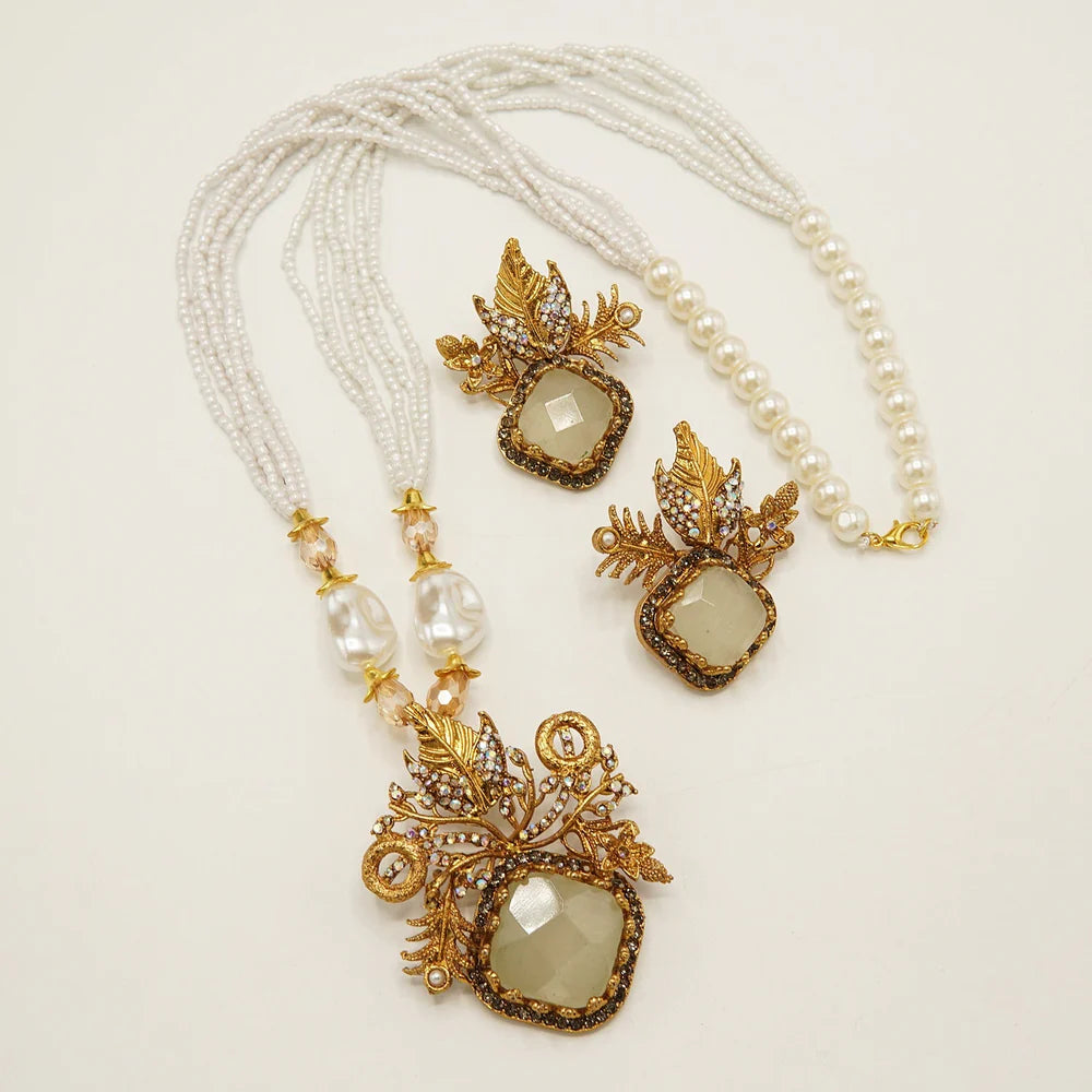 statement big stone turkish mala set