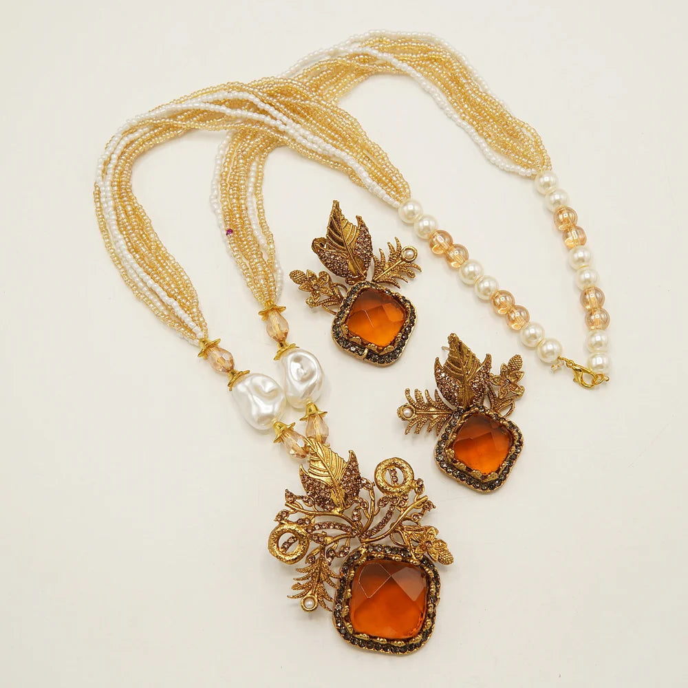 statement big stone turkish mala set