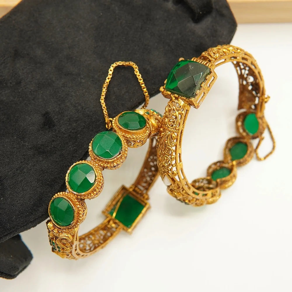 turkish ANTIQUE BANGLE 2.6 (OPENABLE fits 2.8)