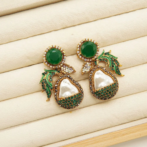 antique MOP studs