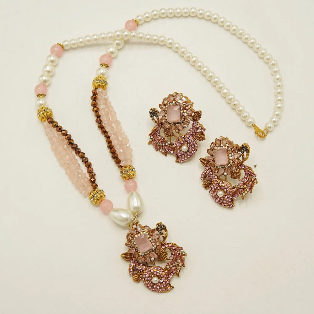 MOP turkish locket set with studs