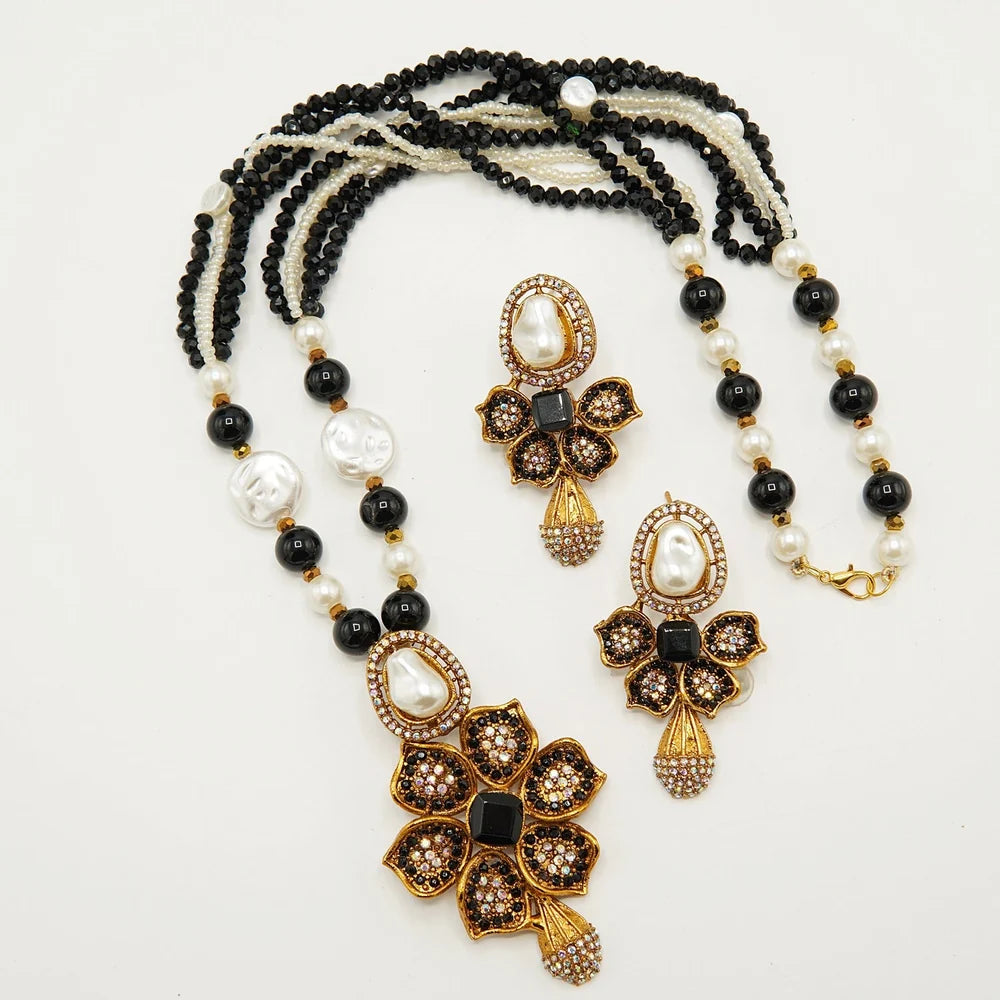 MOP doublet long mala set