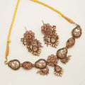 intricate stylish MOP choker set