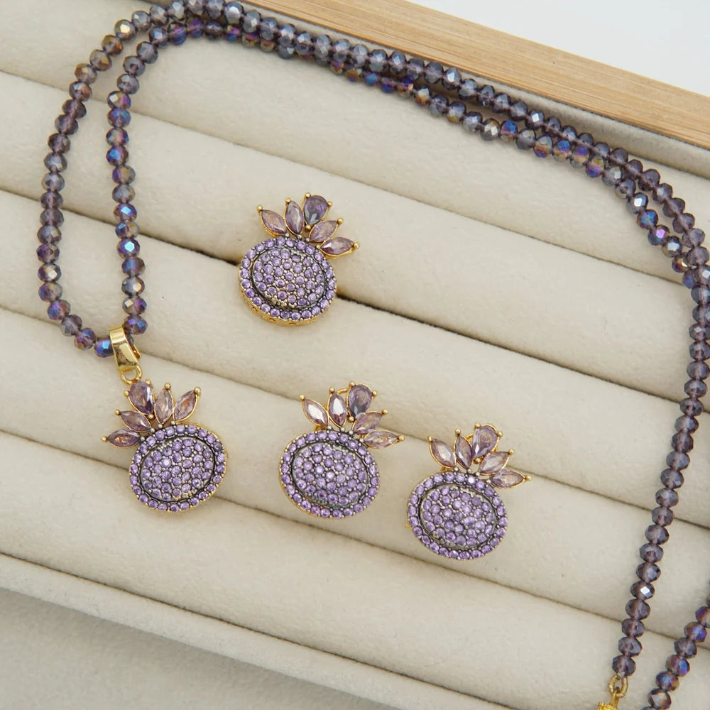 strawberry inspired AD locket set
