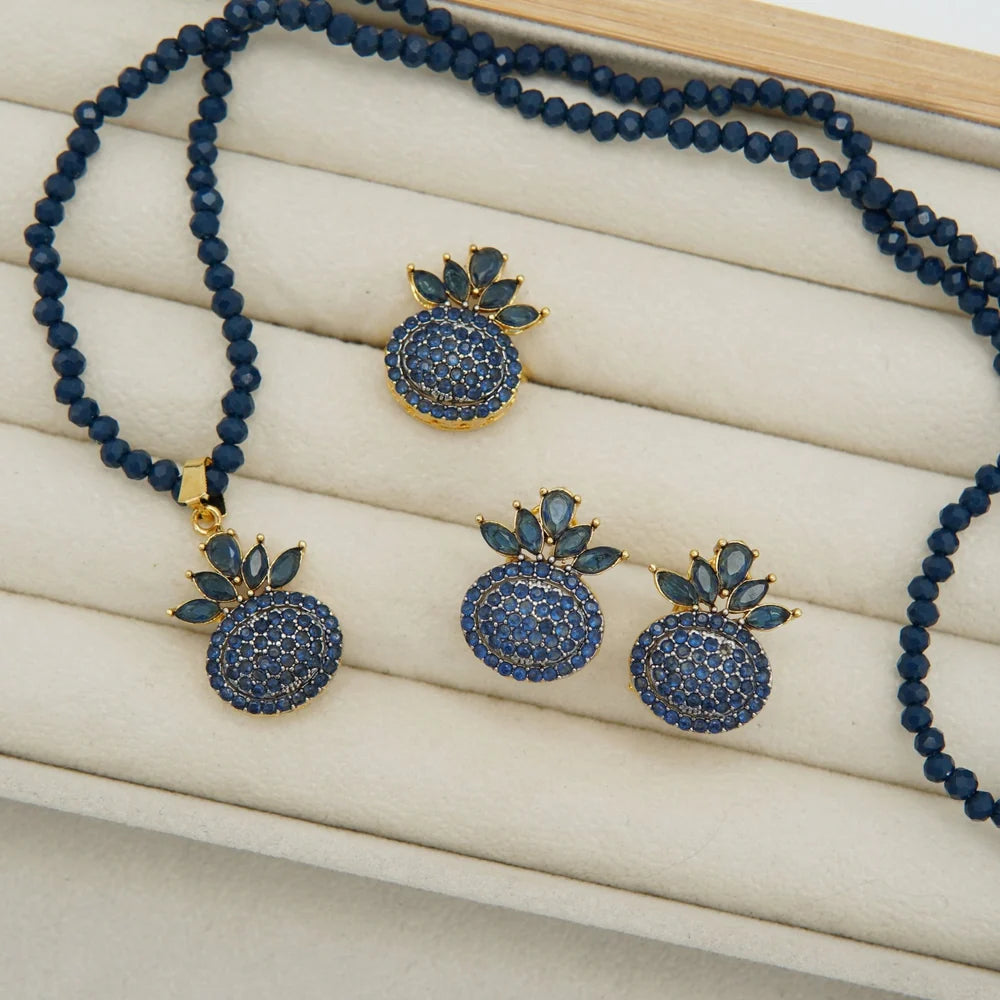 strawberry inspired AD locket set