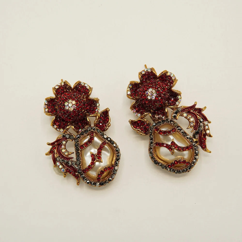 MOP Egyptian inspired earings