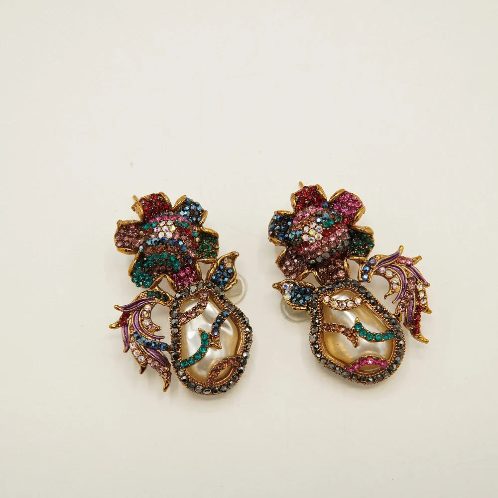 MOP Egyptian inspired earings