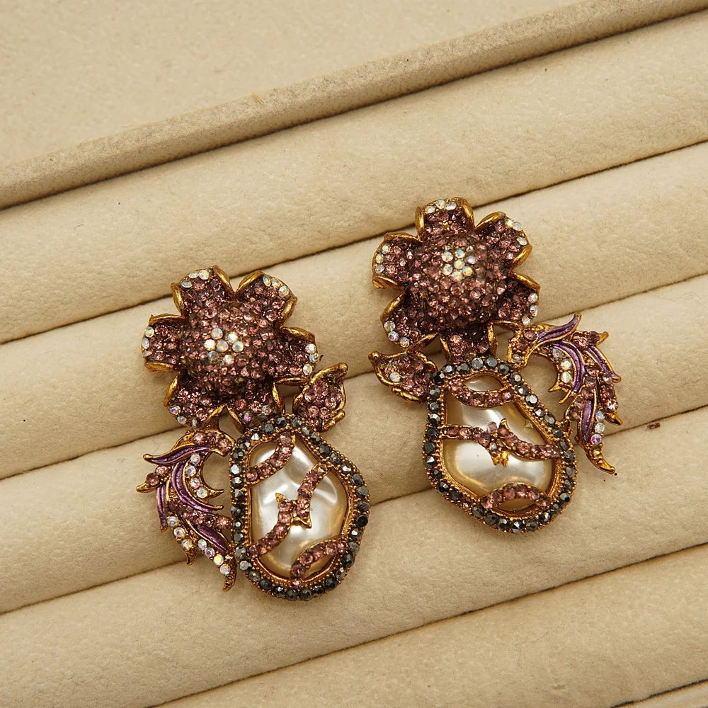 MOP Egyptian inspired earings