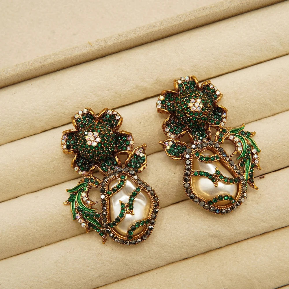 MOP Egyptian inspired earings