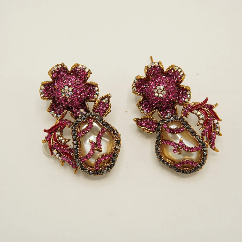 MOP Egyptian inspired earings