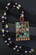 stunning turkish gemstone ALLAH multi mala