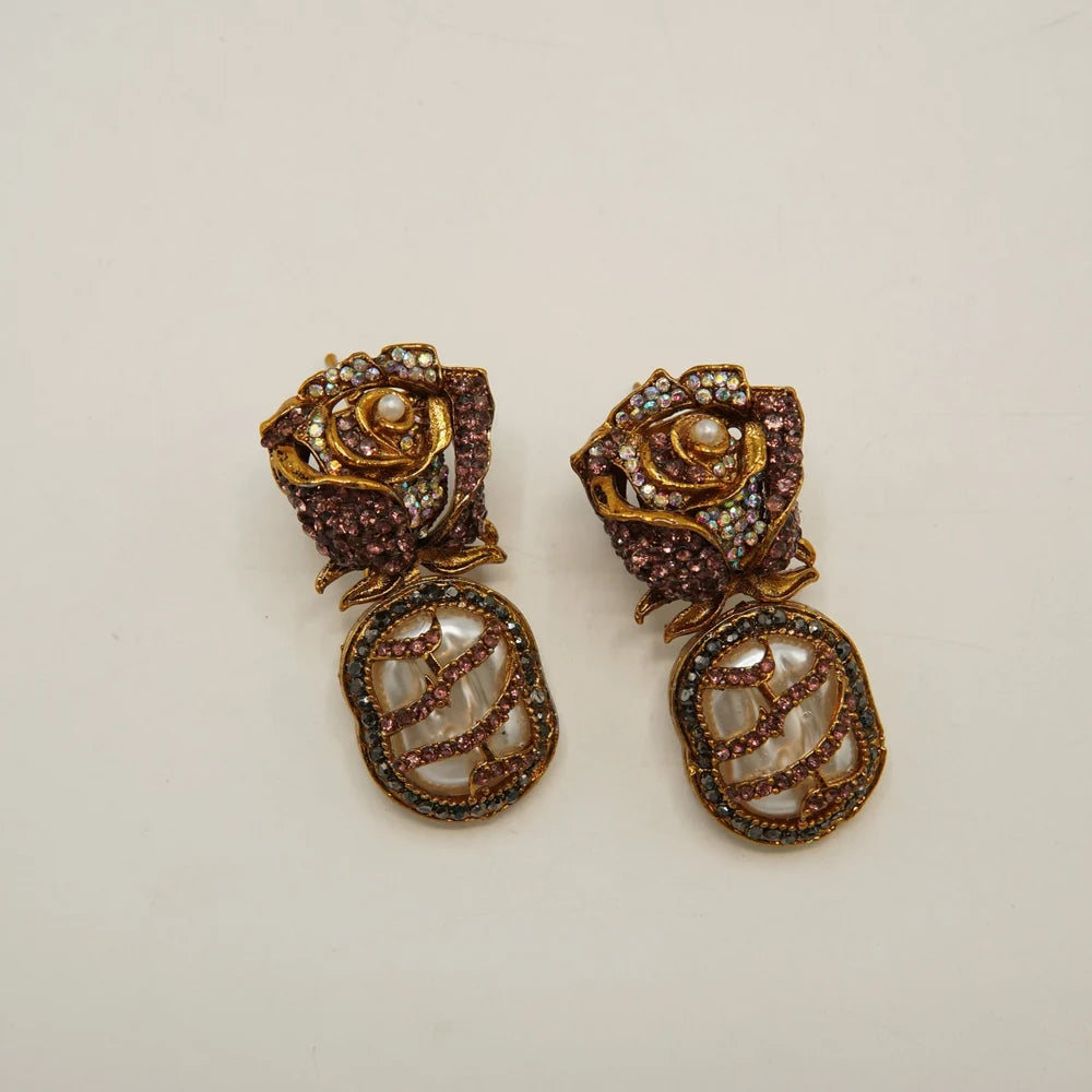 turkish ROSE earings