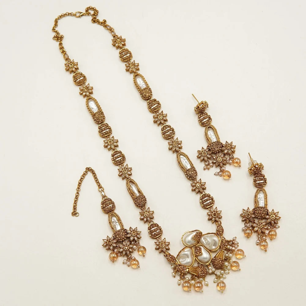 royal polki turkish long Mala set