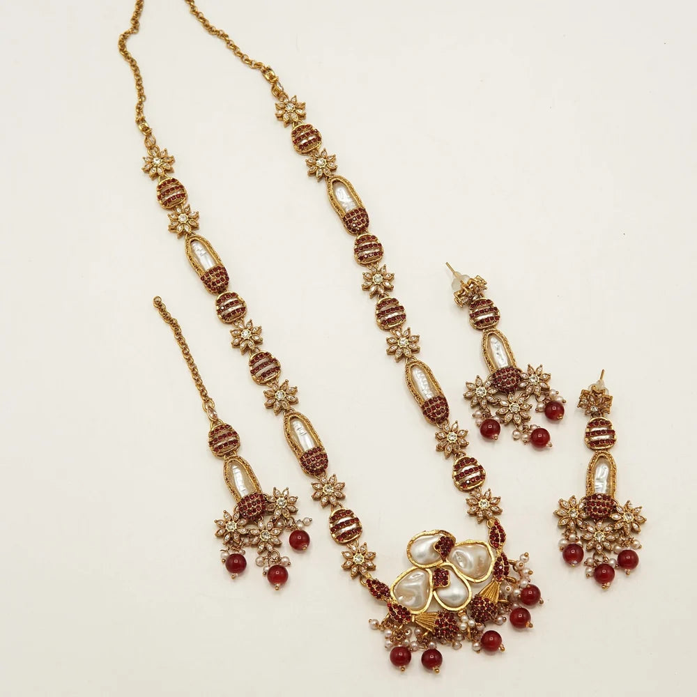 royal polki turkish long Mala set