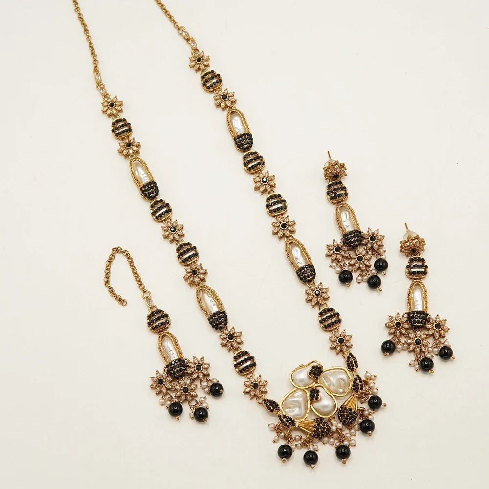royal polki turkish long Mala set