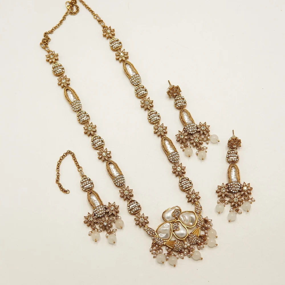 royal polki turkish long Mala set